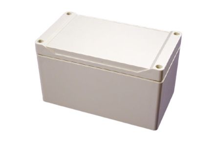 Hammond 1555 Series Polycarbonate Enclosure, IP68, 6.3 x 3.5 x 3.5in [1555K2GY]; 229-1156