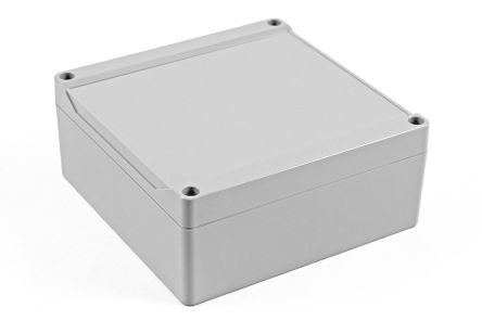 Hammond 1555 Series ABS Enclosure, IP66, 5.51 x 5.51 x 2.36in [1555QGY]; 229-1171