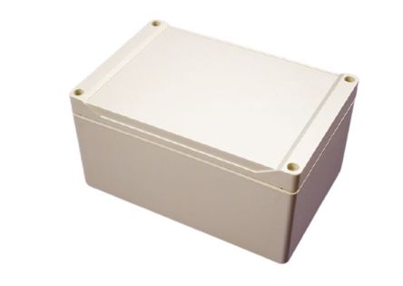 Hammond 1555 Series Polycarbonate Enclosure, IP68, 7.1 x 4.7 x 3.5in [1555T2GY]; 229-1178