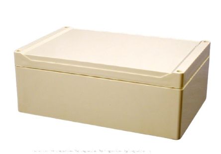 Hammond 1555 Series Polycarbonate Enclosure, IP68, 9.4 x 6.3 x 3.5in [1555V2GY]; 229-1182