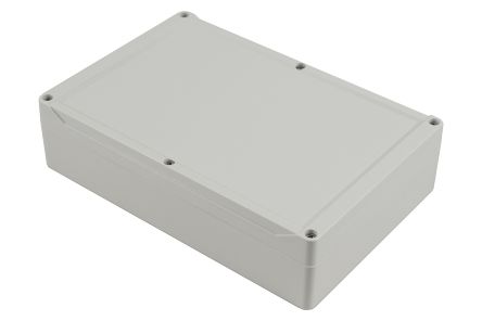 Hammond 1555 Series Polycarbonate Enclosure, IP68, 9.4 x 6.3 x 2.36in [1555VAL2GY]; 229-1186