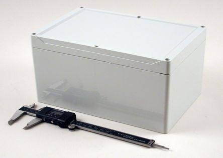 Hammond 1555 Series ABS Enclosure, IP66, 9.4 x 6.3 x 4.7in [1555VBGY]; 229-1189