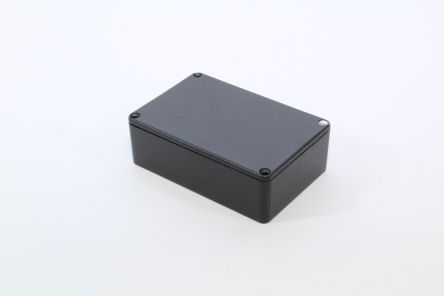 Hammond 1590 Series Die Cast Aluminium Alloy Enclosure, IP54, 116 x 77 x 38mm [1590B3BK]; 229-1550