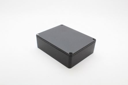 Hammond 1590 Series Die Cast Aluminium Alloy Enclosure, IP54, 119 x 94 x 38mm [1590BB2BK]; 229-1553
