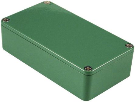 Hammond 1590 Series Die Cast Aluminium Alloy Enclosure, IP54, 119 x 94 x 34mm [1590BBGR]; 229-1555