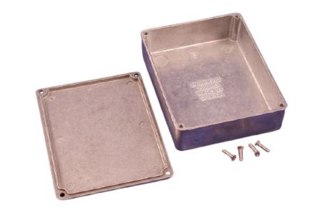 Hammond 1590 Series Die Cast Aluminium Alloy Enclosure, IP55, 112 x 60 x 42mm [1590BS]; 229-1561