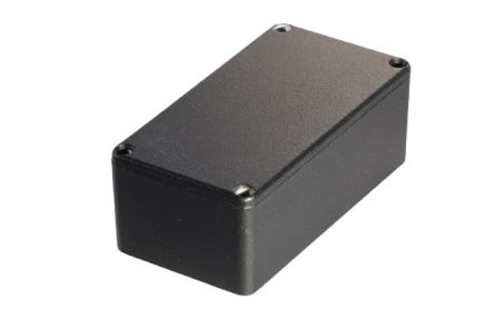 Hammond 1590 Series Die Cast Aluminium Alloy Enclosure, IP54, 112 x 60 x 42mm [1590BSBK]; 229-1562