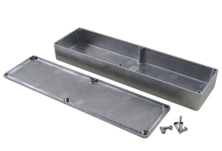 Hammond 1590 Series Die Cast Aluminium Alloy Enclosure, IP54, 254 x 70 x 50mm [1590BX]; 229-1563