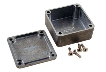 Hammond 1590 Series Die Cast Aluminium Alloy Enclosure, IP54, 51 x 51 x 25mm [1590LLB]; 229-1575