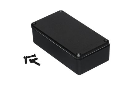 Hammond 1590 Series Die Cast Aluminium Alloy Enclosure, IP65, 113 x 60 x 31mm [1590WBBK]; 229-1580