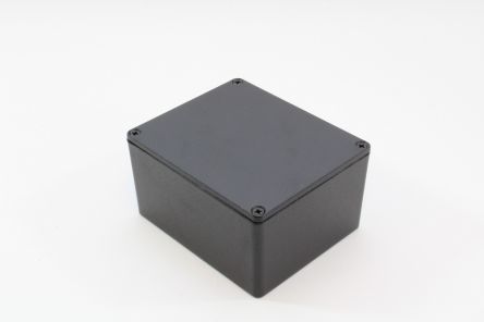 Hammond 1590 Series Die Cast Aluminium Alloy Enclosure, IP65, 120 x 100 x 65mm [1590WCEBK]; 229-1583