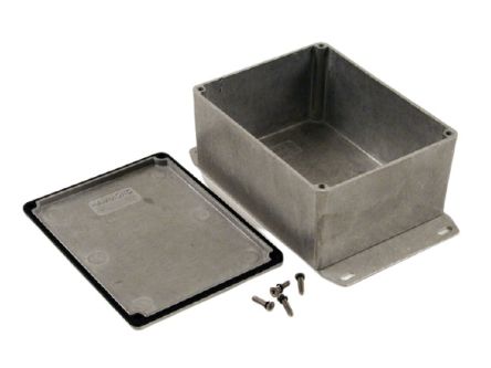 Hammond 1590 Series Die Cast Aluminium Alloy Enclosure, IP65, Flanged, 119 x 94 x 56mm [1590WCF]; 229-1584