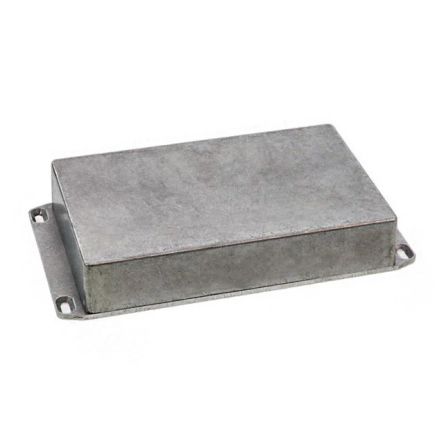 Hammond 1590 Series Die Cast Aluminium Alloy Enclosure, IP65, Flanged, 188 x 120 x 37mm [1590WDDFL]; 229-1590