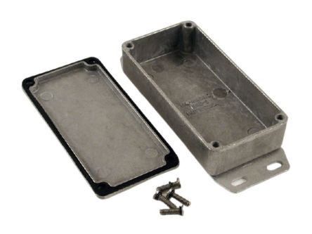 Hammond 1590 Series Die Cast Aluminium Alloy Enclosure, IP65, Flanged, 100 x 50 x 25mm [1590WGF]; 229-1594