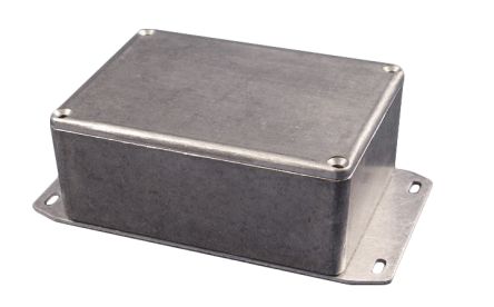 Hammond 1590 Series Die Cast Aluminium Alloy Enclosure, IP65, Flanged, 110 x 82 x 44mm [1590WSF]; 229-1604