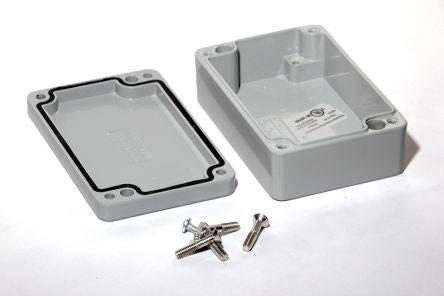 Hammond 1590Z Series Die Cast Aluminium Alloy Enclosure, IP68, 98 x 64 x 26mm [1590Z062GY]; 229-1614