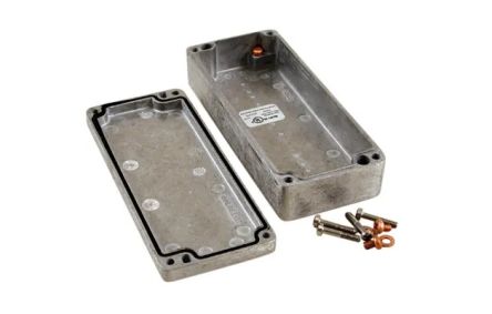 Hammond 1590Z Series Die Cast Aluminium Alloy Enclosure, IP68, 150 x 64 x 26mm [1590Z063]; 229-1615