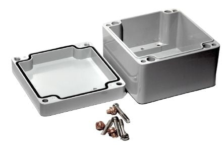 Hammond 1590Z Series Die Cast Aluminium Alloy Enclosure, IP68, 122 x 120 x 60mm [1590Z119GY]; 229-1616