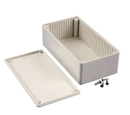 Hammond 1591 Series ABS Enclosure, IP54, 150 x 80 x 50mm [1591DSGY]; 229-1647