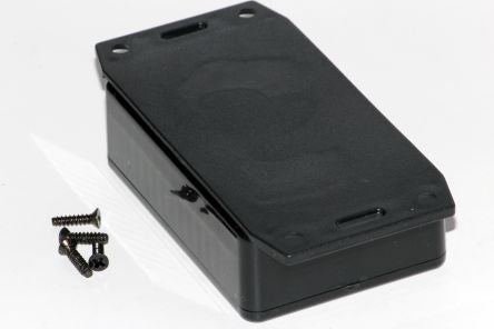 Hammond 1591 Series ABS Enclosure, IP54, Flanged, 85 x 56 x 26mm [1591MF2SBK]; 229-1650