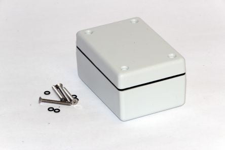 Hammond 1594 Series ABS Enclosure, IP65, 81 x 56 x 28mm [1594BWGY]; 229-1690