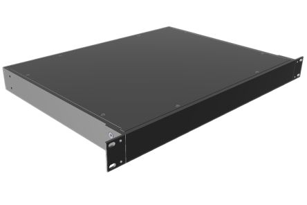 Hammond, 1U, 19-Inch Rack Mount Case, RM, 330 x 422 x 44mm [RM1U1913SBK]; 229-1706