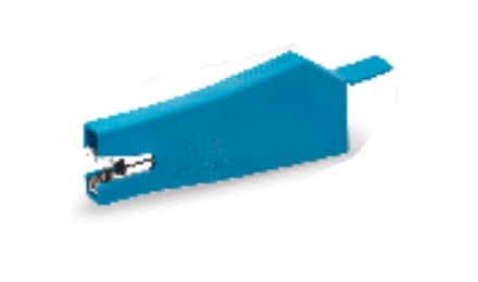 Sato Parts Crocodile Clip, Copper Alloy Contact, 5A, Blue [C-100-HBL]; 229-4934