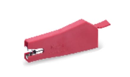 Sato Parts Crocodile Clip, Copper Alloy Contact, 5A, Red [C-100-HR]; 229-4936