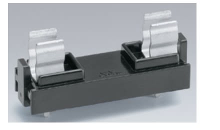 Sato Parts 10A PCB Mount Fuse Holder for 6.3 x 32 mm, 6.35 x 30 x 6.35 x 31.8 mm Fuse, 250V [F-200-N]; 229-4964