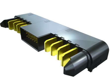 Samtec ET60T Series Right Angle Surface PCB Header, 8 Contact(s), 2.54 mm Pitch, 3 Row(s), Shrouded [ET60T-D04-3-08-D04-L-R1-S]; 229-5041