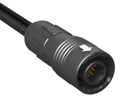 Samtec 12 way M12 to Unterminated Sensor Actuator Cable, 1m [MCP-8-02-L-01.00-T-BC]; 229-5096