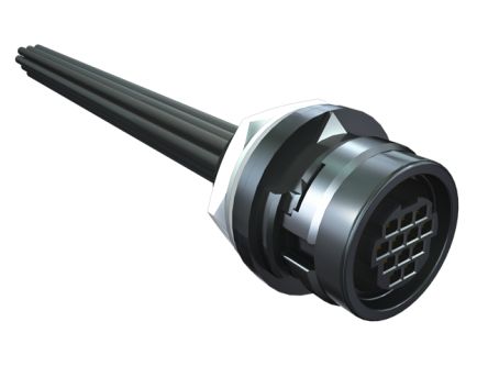 Samtec Straight Female 12 way 15mm Circular to Unterminated Sensor Actuator Cable, 150mm [MCR-8-02-L-00.15-S-01]; 229-5098