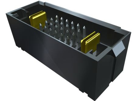 Samtec MPTC Series Vertical Through Hole PCB Header, 84 Contact(s), 5 mm Pitch, 4 Row(s), Shrouded [MPTC-02-80-02-6.30-03-L-V]; 229-5145