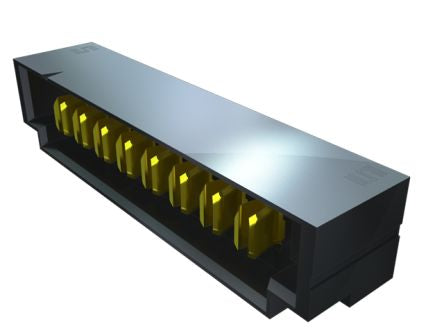 Samtec UPT Series Vertical Through Hole Mount PCB Socket, 4-Contact, 3-Row, 3.81mm Pitch, Solder Termination [UPT-04-03.0-03-L-PV]; 229-5197