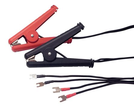 Chauvin Arnoux Black, Red Kelvin Clip, 10A [P01101794]; 229-6106