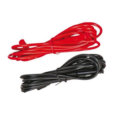 Chauvin Arnoux Test lead, Red/Black, 3m Lead Length [P01295094]; 229-6183
