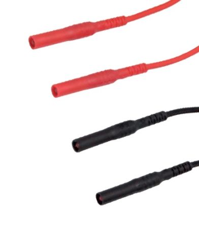 Chauvin Arnoux Test lead, Black, Red, 3m Lead Length [P01295097]; 229-6184