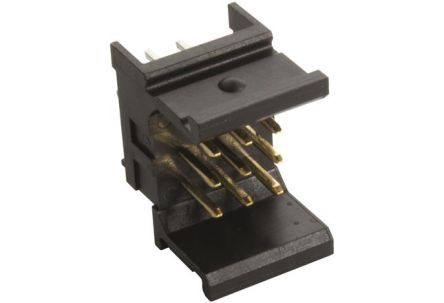 HARTING har-modular Series Straight Surface PCB Header, 9 Contact(s), 2.54 mm Pitch, 3 Row(s), Shrouded [02539091101]; 229-8215