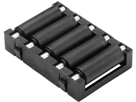 RS PRO Zinc Plated Steel Round Conveyor Roller 9mm Dia. x 50mm L, 100N Load Capacity [0]; 229-9194