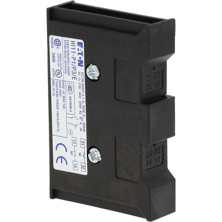 Eaton Auxiliary Contact, 2 Contact, 1NC, 1NO, Flush Mount P1 [061813 HI11-P1/P3E]; 229-9306
