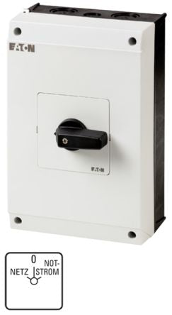 Eaton, 4P 3 Position Changeover Cam Switch, 63A [207237 T5B-4-8902/I4]; 229-9387