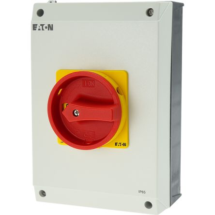 Eaton Non Fused Isolator Switch - 63A Maximum Current, IP65 [207343 P3-63/I4/SVB]; 229-9389