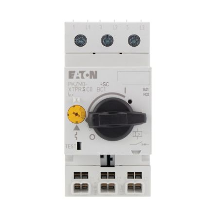Eaton 1.6 → 2.5 A Motor Protection Circuit Breaker, 690 V [229834 PKZM0-2,5-SC]; 229-9472