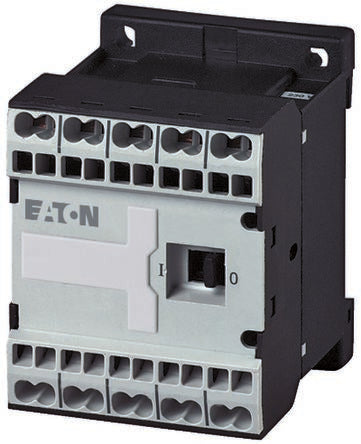 Eaton Contactor, 400 V Coil, 3-Pole, 6.6 A, 3 kW, 1NC [230155 DILEEM-01-G-C(24VDC)]; 229-9475