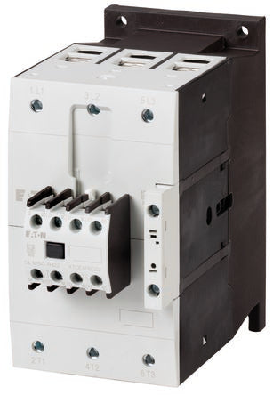 Eaton Contactor, 400 V Coil, 3-Pole, 95 A, 45 kW, 2NC, 2NO [239527 DILM95-22(230V50HZ,240V60HZ)]; 229-9479