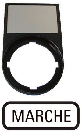 Eaton Legend Holder for Use with Pushbuttons, Marche [256792 M22S-ST-F1]; 229-9481