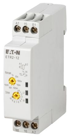 Eaton Timer Relay, 240V ac, 1-Contact, 1-Function [262686 ETR2-12]; 229-9486