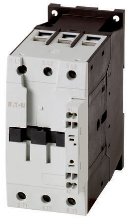 Eaton Contactor, 400 V Coil, 3-Pole, 50 A, 22 kW [278009 DILMC50(RDC24)]; 229-9511