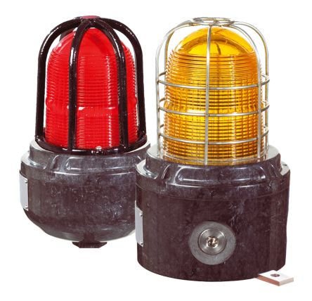 Eaton HAC XB15 Series Red Beacon, 24 V, Direct Mount with Backstrap, Xenon Bulb [XB15B0241506RWBNR]; 229-9727