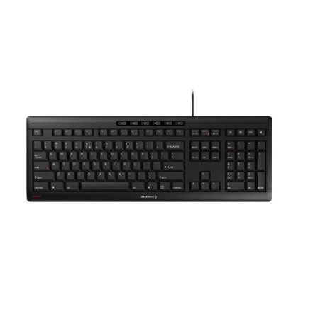 Cherry CHERRY STREAM Wired USB Multimedia Keyboard, QWERTY (UK), Black [JK-8500GB-2]; 229-9781